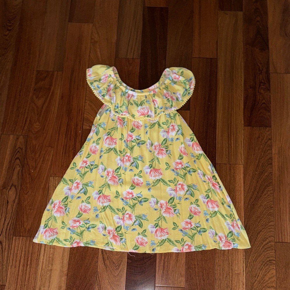 GB Girls Yellow Floral Dress/Coverup
